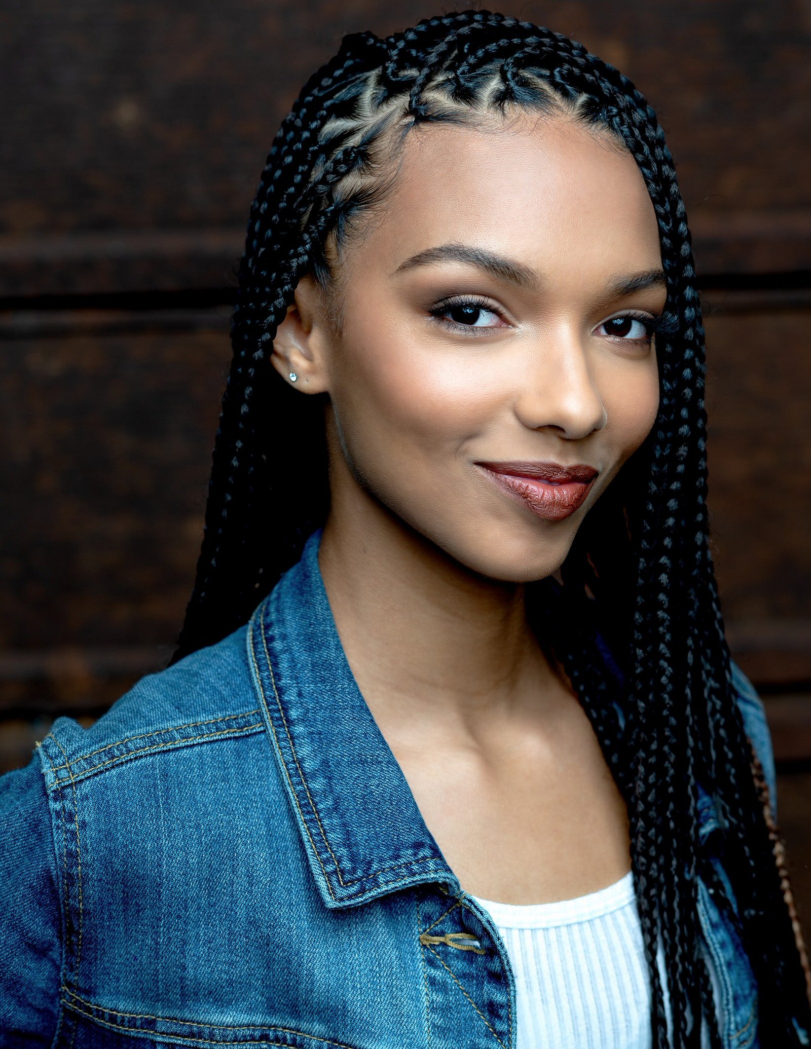branding photographer Dallas – confident woman in denim representing empowered brand image
